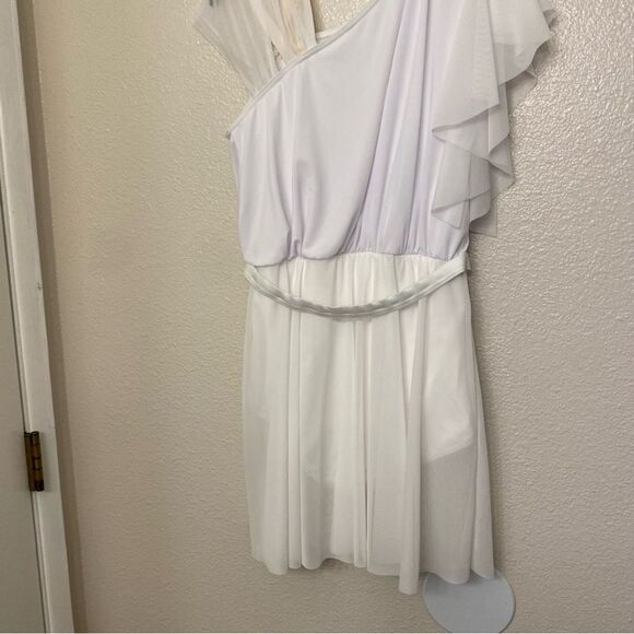 WEISSMAN Dance Costume dress ballet lyrical white Fathers And Daughter MA adult - Picture 4 of 12